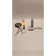 3V LED Electronic Candle Light Bulb Accessories Warm Light Lamp Beads 2 AAA Battery Powered 10 Pcs P