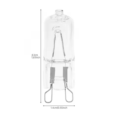 10pcs G9 Bulbs 75W T4 2 Pin CRI100 Warm White Dimmable Small Light Bulb for Chandeliers Pendants Cab