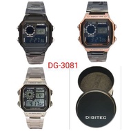 Digitec D40DG3081H155RNV Unisex Digital Stainlees Steel Watch