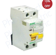 อุปกรณ์ป้องกันไฟรั่ว-ไฟดูด HACO รุ่น R7-240/30 สีขาว 2Pole RCDs Haco R7-240/30 Standard 40A 30mA Tim