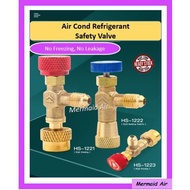 Refrigerant Safety Valve // Aircond Gas Safety Valve // Coupling Refrigerant Connection Safety Adapt