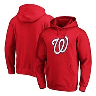 NBAS NFL NHL Washington Nationalss ผู้ชายผู้หญิงกีฬา Hoodie MLB กีฬาเบสบอลชุดเสื้อกันหนาวโพลีเอสเตอร