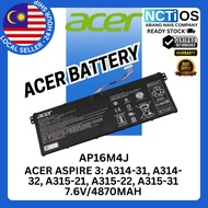 LAPTOP REPLACEMENT BATTERY FOR ACER AP16M5J AC14B18J AP19B8K AC14B3K AP18C8K AP16M4J AC14B13J AC14B8