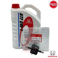 อะไหล่แท้ เซต น้ำมันเกียร์ออโต้ ATF DW-1 / กรองเกียร์นอก 25430-PLR-003 08268-P99Z3BT1