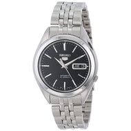SEIKO 5 SNKL23K1 SNKL23 Automatic 21 Jewels Black Dial Stainless Steel Men Watch