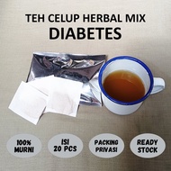 DIABETES Teh Celup Herbal Mix Jamu Babah Kuya Ramuan Kencing Manis Penurun Gula Darah