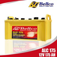 แบตเตอรี่ แบตเตอรี่โซล่าเซลล์ ALC175 12V 175AH แบตเตอรี่ Bellco Battery Deep Cycle