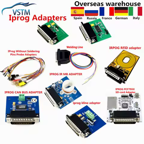 A+ Quality IPROG Adapter For IPROG+ IProg V86 Programmer Replacement RFID/CAN BUS/K-LINE/MB IR/PCF79