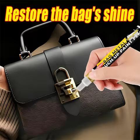 IFUBO 20ML Bag Metal Touch Up Paint Pen - Repair & Refurbish Bag Hardware, Scratches & Peeling Paint