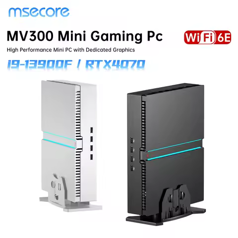 MSECORE MV300 Intel Core I7 I9 RTX4070 12G Dedicated Card Gaming Mini PC Office Desktop Computer DDR