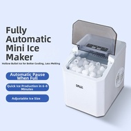 ZHUOLESHI | Portable Smart Ice Maker for Home Cube and Nugget Ice