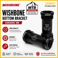 WISHBONE CERAMIC MTB BOTTOM BRACKET Bicycle Mountain Bike BB Shimano MTB HT2/ SRAM GXP DUB BB3024 BS