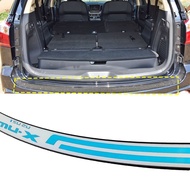 Car Styling For Isuzu MU-X MUX Car Accessories Rear Bumper Pad Bumper Guard 2019-2023 2024 Stainless