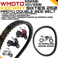 DRIVE BELT WMOTO ES250I ES 250I/XDV250I XDV 250I KEEWAY SIXTIES 250 DOUBLE SIDE DRIVE BELT SPARE PAR