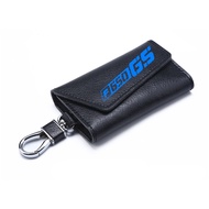 3D cowhide Key key case Holder Chain Collection Keychain for BMW F650GS F650 GS 650GS Logo Motorcycl