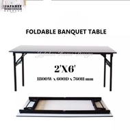 JFH 3V Folding table / Banquet table (180 x 60 x 76 cm) (2'' x 6'')