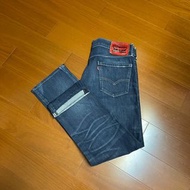 （Size 32/34) Levi’s 504 彈性修身牛仔褲 （33-3）