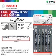 BOSCH T144D Jigsaw Blade For Wood x 5PCS (2608630040)