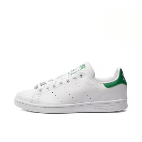adidas Originals STAN SMITH Synthetic Leather Green Tail Slip-Resistant Cushioning Low-Top Tennis Sh