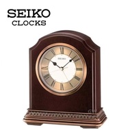 SEIKO Brown Alarm Table Clock With Beep Alarm QXE018B(kayu) Seiko Alarm Clock