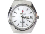 [專業] 機械錶 [JEROX 3040] 自由人-自動+手上鍊[21石][白色面]中性/時尚/軍錶[庫存新錶]
