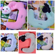 Sheep Pillow With C Shaped Backwards