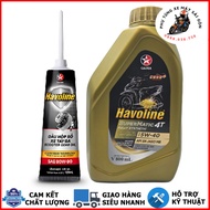 Nhớt xe ga Caltex Havoline Fully Synthetic Scooter 5W40 800ML tổng hợp và nhớt láp