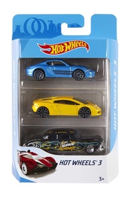 Hot Wheels K5904 3-Pack 1:64 Die-Cast Vehicles, Gift Set