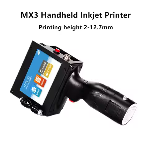 MX3 Product Name Batch Number Date Barcode QR Code Package label 2-12.7mm Handheld Portable Wireless