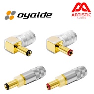 Oyaide DC Plug Oyaide 2.1/2.5mm 5.5 DC Power Elbow 90 Degree Imported from Japan