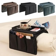 4 Pockets Storage Bag Sofa Handrail Tray Table Mat Couch Arm Rest Organizer Couch Table Top Holder R