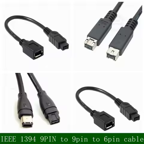 IEEE1394 firewire 800 9 pinos/6 pinos cabo firewire 800 400 ieee 1394 cabo (9pin 6pin) 2ft IEEE1394B