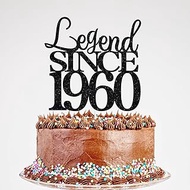 Legend since 1960 Cake Topper, Vintage 1960 Happy 64th Birthday Cake Topper, Cheer to 64 Years Old,