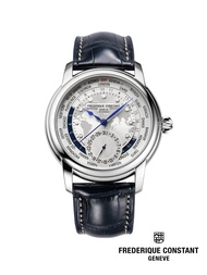 Frederique Constant นาฬิกาข้อมือผู้ชาย Manufacture FC-718WM4H6 Classics Worldtimer Men's Watch