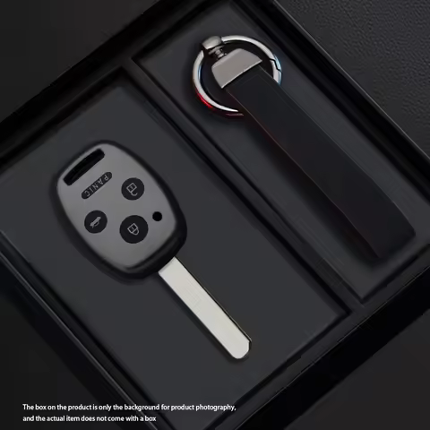 Black Warrior Style TPU Car Key Case Cover for Honda Fit CIVIC JAZZ Pilot Accord CR-V Freed Freed Pi