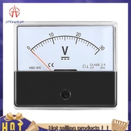 【jcyepw3j】DH-670 Accuracy DC 30V Analog Panel Meter Voltmeter