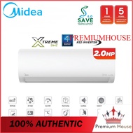 Midea (MSXS-19CRDN8) 2.0HP wall type air cond R32 Gas Inverter