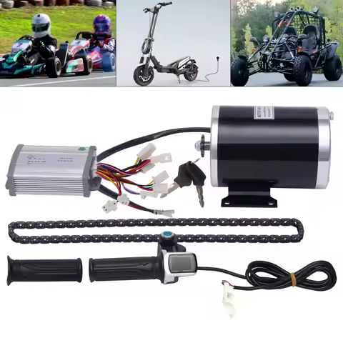 Electric Bicycle & ATV Conversion Kit: 48V 1000W Brush Motor Controller for Ebike