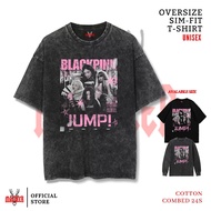MACDEER BLACKPINK DEADLINE Oversize slimfit washed tshirt longsleeve black t-shirt BLACKPINK-37