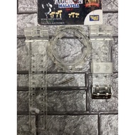 BNB CUSTOM GA700JELLY WORDING HITAM + BUCKLE JAPAN + 2 PCS SPRING BAR FOR GSHOCK