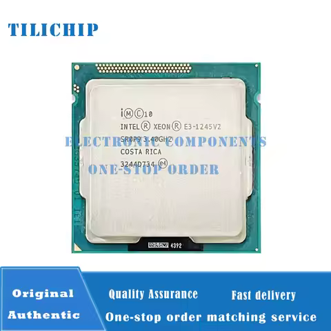 E3-1245 V2 E3 1245V2 Quad-Core Eight-Thread 3.4 GHz 77W CPU Processor L3/8M LGA 1155 Desktop CPU SR0