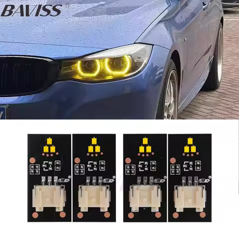 Yellow Angel Eyes Light for BMW 3 Series F30 F31 F34 Pre-facelift Xenon Headlight 2013-2015 Daytime