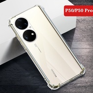 Casing Huawei P50 Pro Silicone Shockproof Case for Huawei P50 P40 P30 P20 Pro Lite Mate 40 Pro Plus 