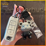 Mazda Mazda Car Key Cover cx4 cx5 cx9 mazda3 CX3 mazda3 TPU High-End Key Case Buckle Case