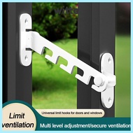 WITTE Window Blocking Lock, Metal Windproof Window Limiter Blocker, Fixator Security Protection Adju