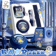 sharpener pencil pengasah pensil Kotak Hadiah Alat Tulis Kapibala Set pengasah pensil, pengasah pens
