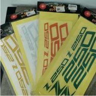 Z250 RIM STICKER 9021