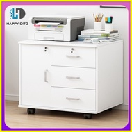 ♞,♘Bedside Cabinet with Wheels Printer Stand Office rack Storage Bedside table bedroom Nightstand