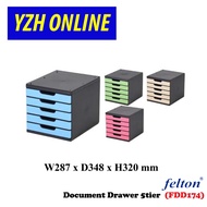 Felton Document Drawer 5Tiers FDD174 Paper Organiser