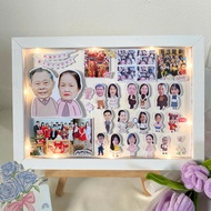 Family embossed photo frames, gifts for families, friends, meaningful gifts